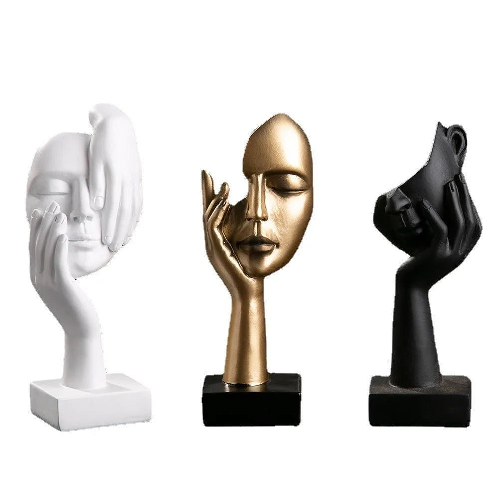 Abstract Face Nordic Statue Desktop Ornaments