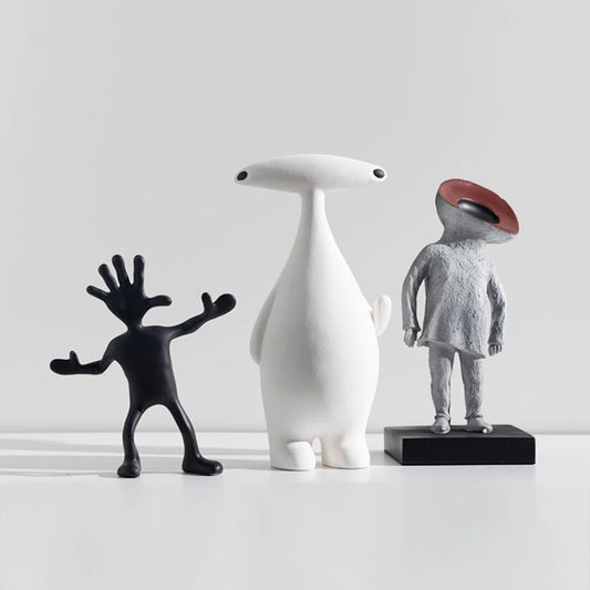 Creative Abstract Alien Character Sculpture Figurine