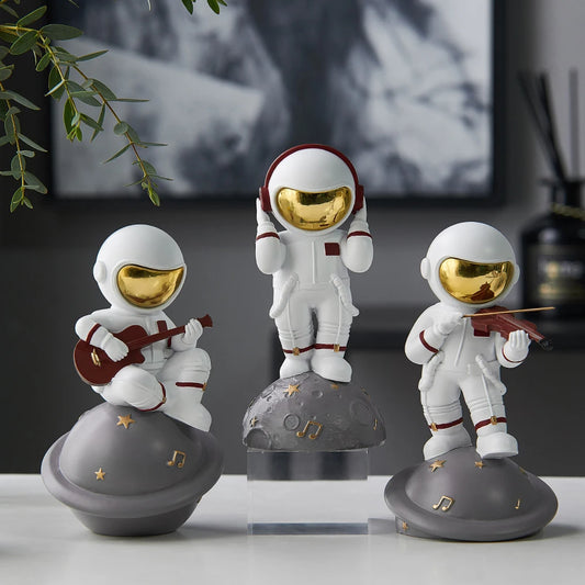 Astronaut Music Band Figurine Decoration