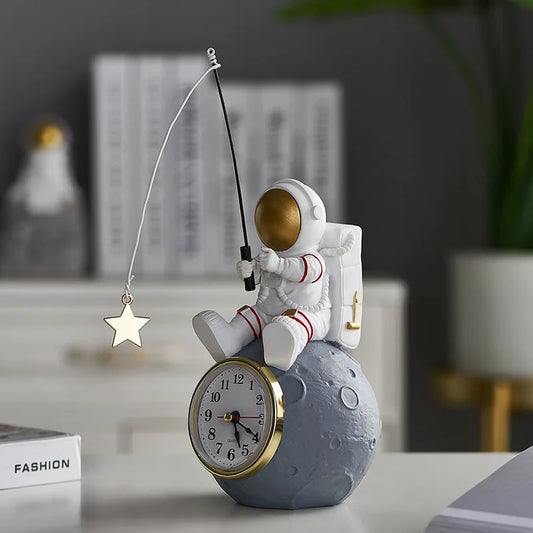 Astronaut Creative Clock Desktop Decoration for Bedroom
