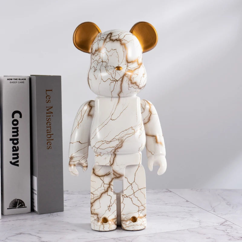 Abstract Bear Golden Ears Figurine