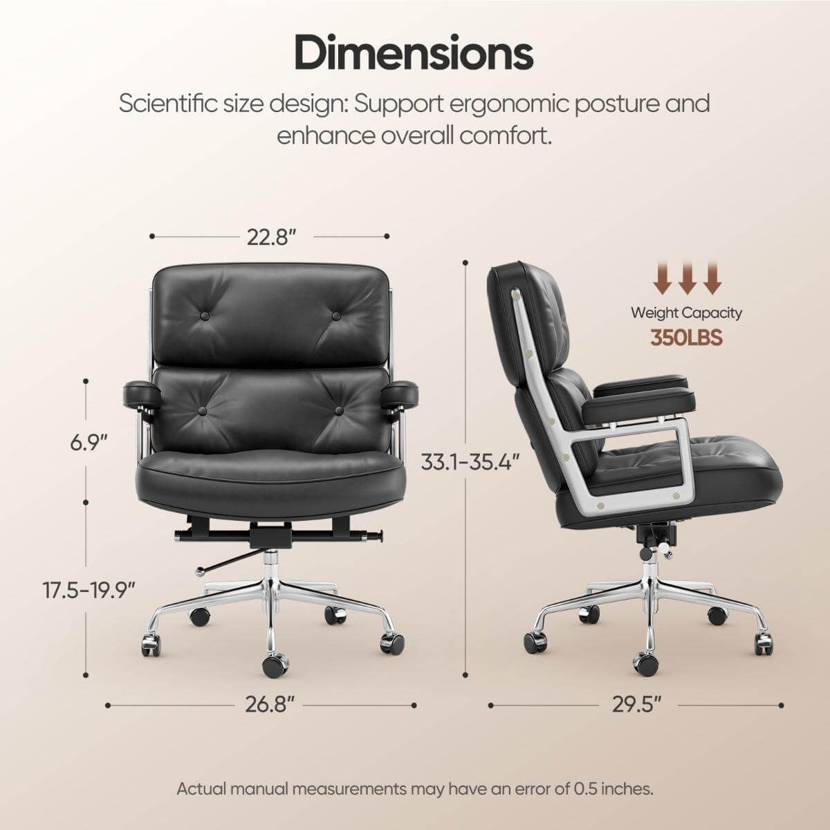 Eames Executive Office Chair | Top Grain Leather