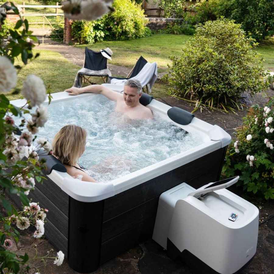 MSPA Frame Series - OSLO 2-6 Person Inflatable Hot Tub Spa w OLED Touch Screen & Hydro Jet Massage