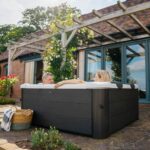 MSPA Frame Series - OSLO 2-6 Person Inflatable Hot Tub Spa w OLED Touch Screen & Hydro Jet Massage