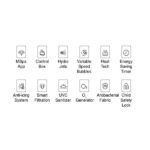 MSPA Frame Series - OSLO 2-6 Person Inflatable Hot Tub Spa w OLED Touch Screen & Hydro Jet Massage