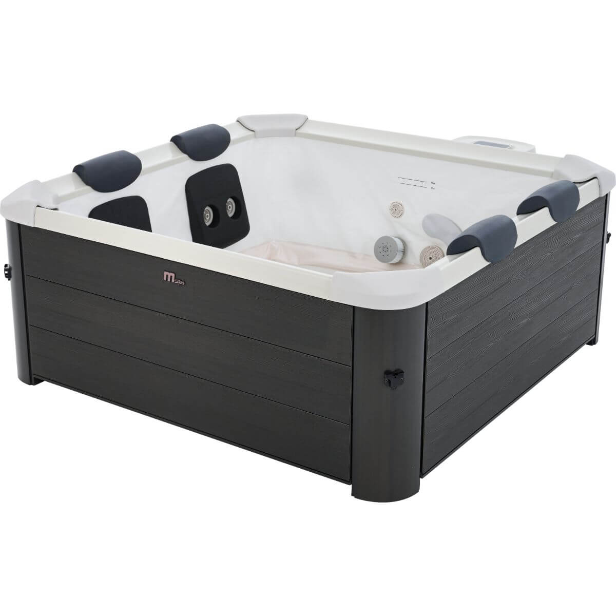 MSPA Frame Series - OSLO 2-6 Person Inflatable Hot Tub Spa w OLED Touch Screen & Hydro Jet Massage