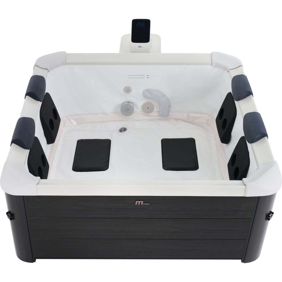 MSPA Frame Series - OSLO 2-6 Person Inflatable Hot Tub Spa w OLED Touch Screen & Hydro Jet Massage