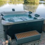 MSPA Frame Series - OSLO 2-6 Person Inflatable Hot Tub Spa w OLED Touch Screen & Hydro Jet Massage