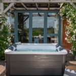 MSPA Frame Series - OSLO 2-6 Person Inflatable Hot Tub Spa w OLED Touch Screen & Hydro Jet Massage