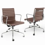 Eames Aluminum Group Office Chair | Top Grain Leather