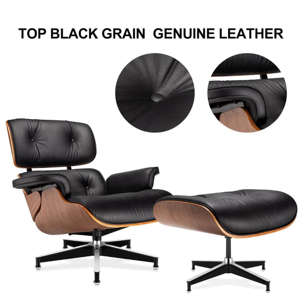 Eames Lounge Chair and Ottoman (Premium Tall Version)