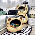 Modern Luxury Cartoon Bedside Table