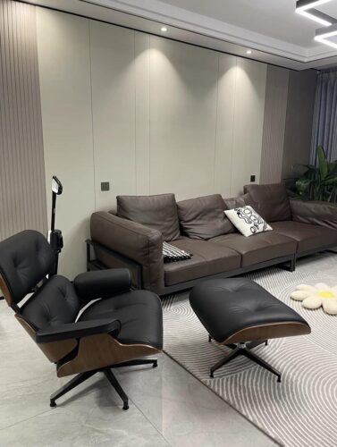 Click to view full screen Eames Lounge Chair and Ottoman (Premium Tall Version) + 3 FREE Gifts Worth $107 photo review