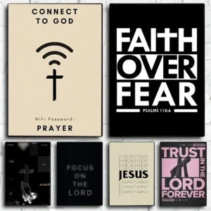 Faith Over Fear™ Christian Wall Art Collection