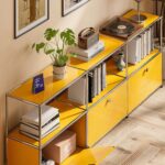 USM Haller Credenza C2A 3 Doors Yellow - The Roomsphere